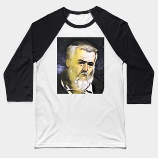 Anaximander yellow Portrait | Anaximander Artwork 7 Baseball T-Shirt